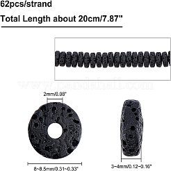 4 Strands Natural Lava Rock Beads Strands&nbsp;G-NB0001-52A