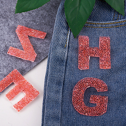 Alphabet Rhinestone Patches&nbsp;FW-TAC0001-01D
