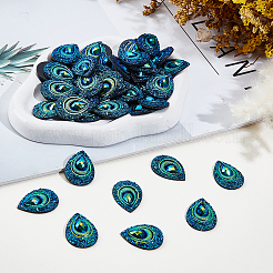 50Pcs Resin Cabochons&nbsp;CRES-GF0001-07A