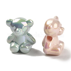UV Plating Iridescent Acrylic Beads&nbsp;MACR-R003-03A