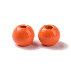 Spray Painted Alloy Beads&nbsp;PALLOY-K001-06