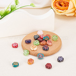20Pcs Transparent Handmade Lampwork Beads&nbsp;LAMP-TA0001-35
