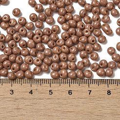 6/0 Opaque Baking Paint Glass Seed Beads&nbsp;X1-SEED-M012-02A-02