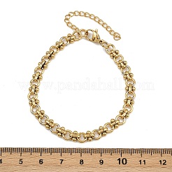 304 Stainless Steel Link Chain Bracelets for Women&nbsp;BJEW-Z143-22G-01