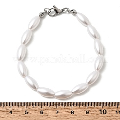 Plastic Pearl Beaded Bracelets for Women&nbsp;BJEW-L716-01P