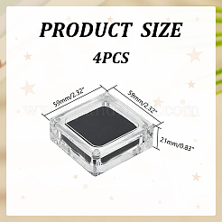 Acrylic Loose Diamond Packaging Boxes with Magnetic&nbsp;CON-WH0105-14B