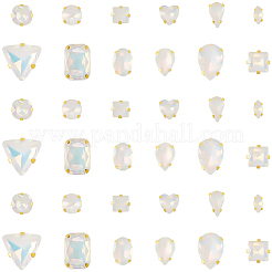 Glass Steel Claw Sew on Rhinestone&nbsp;FIND-WH20040-07G-01