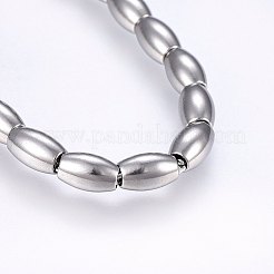 Tarnish Resistant Adjustable 304 Stainless Steel Slider Bracelets&nbsp;BJEW-F330-07P