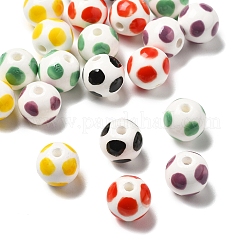 20Pcs 5 Colors Handmade Porcelain Beads&nbsp;PORC-FS0001-19