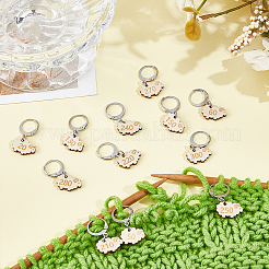 30Pcs Wood Locking Stitch Markers&nbsp;HJEW-BC00115