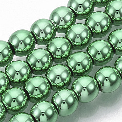 Electroplated Non-magnetic Synthetic Hematite Beads Strands&nbsp;G-S365-015C