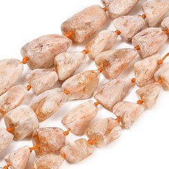Raw Rough Heated Natural Citrine Beads Strands&nbsp;G-A305-A01-01