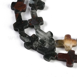 Natural African Bloodstone Beads Strands&nbsp;G-I369-A21-02