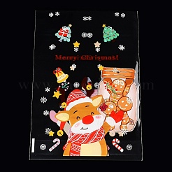Christmas Theme Self-adhesive Plastic Bakeware Bag&nbsp;ABAG-F006-04