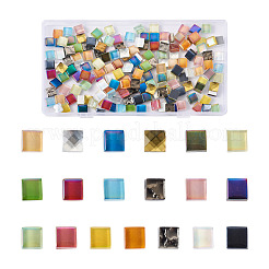 190Pcs 19 Colors Diy Glass Cabochons&nbsp;GGLA-BT0001-02