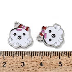 304 Stainless Steel Enamel Pendants&nbsp;STAS-P339-19P-02