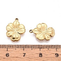 304 Stainless Steel Flower Pendants&nbsp;STAS-T067-55G