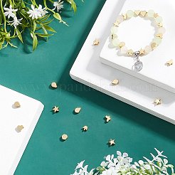 36Pcs 6 Style Brass Beads&nbsp;KK-FH0002-90