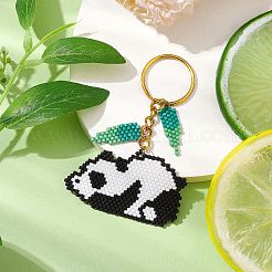 Glass Seed Beads Keychain&nbsp;KEYC-MZ00003
