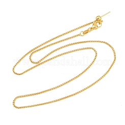 1MM Brass Box Chain Adjustable Slider Necklaces&nbsp;KK-H533-10B-G