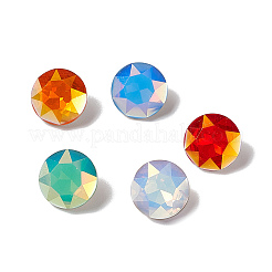 Light AB Style Eletroplate K9 Glass Rhinestone Cabochons&nbsp;RGLA-J033-B-LA