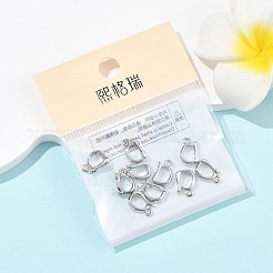 SHEGRACE Brass Fold Over Clasps&nbsp;XGR0145P-162P