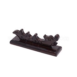 Fish Wood Brush Holder&nbsp;AJEW-WH0029-03