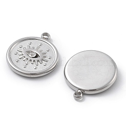 304 Stainless Steel Rhinestone Pendants&nbsp;STAS-Z121-52P