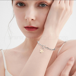 2Pcs 925 Sterling Steel Spring Gate Rings&nbsp;STER-BBC0008-62