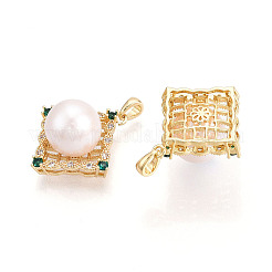 Natural Cultured Freshwater Pearl Pendants&nbsp;PEAR-N020-07O