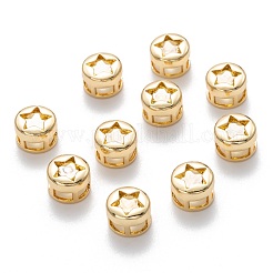 Real 18K Gold Plated Brass Inlaid Cubic Zirconia Multi-Strand Links&nbsp;KK-A154-01G-C