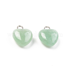 Natural Green Aventurine Charms&nbsp;G-T132-005B