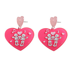 Acrylic Stud Earrings&nbsp;FS-WG4C131-02