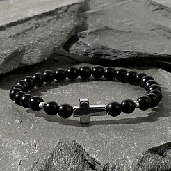 Glass Round Beads Stretch Bracelets&nbsp;RR0079