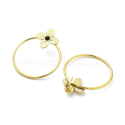 304 Stainless Steel Natural Tiger Eye Boho Stud Earrings&nbsp;EJEW-S244-01G-K