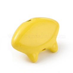 Spray Painted Alloy Beads&nbsp;PALLOY-K001-18F