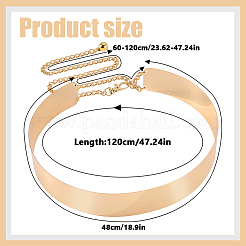 40MM Iron Wide Waist Belts&nbsp;AJEW-WH0481-484B