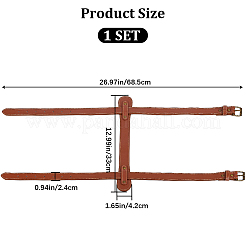 PU Leather Yoga Mat Strap&nbsp;FIND-WH0418-28