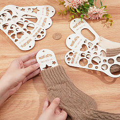 8Pcs 4 Styles Wood Sock Blockers for Knitting&nbsp;TOOL-NB0002-11