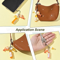 5Pcs Resin Mobile Straps&nbsp;HJEW-YW00291