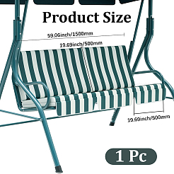 Oxford Cloth Stripe Outdoor Swing Cover&nbsp;AJEW-WH20816-213A