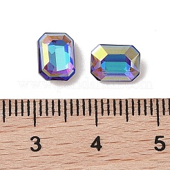 Glass Rhinestone Cabochons&nbsp;RGLA-L029-03B-BBLA