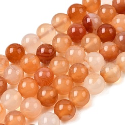 Natural Carnelian Beads Strands&nbsp;G-N0006-10mm-17