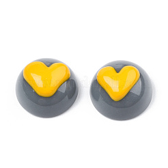 Opaque Resin Enamel Cabochons&nbsp;CRES-N031-014