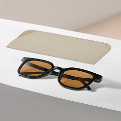 4Pcs 4 Colors Imitation Leather Slip-in Glasses Case&nbsp;AJEW-LP0002-30C