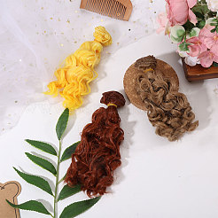 3Pcs 3 Colors PP Doll Wig Long Curly Hair&nbsp;DIY-GL0006-22