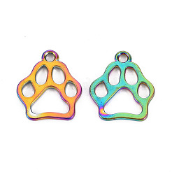 Rainbow Color Alloy Pendants&nbsp;PALLOY-S180-265-NR