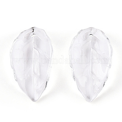 Transparent Glass Petal Beads&nbsp;GLAA-N001-20