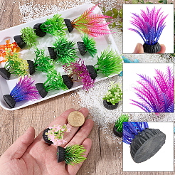 54Pcs 18 Styles Plastic & Resin Sea Grass Display Decorations&nbsp;DJEW-BM0001-01A