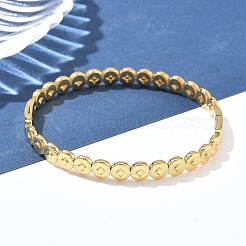 304 Stainless Steel Bangles for Women&nbsp;AJEW-P127-04G